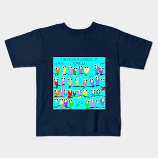 Chiering School of Jovielle Single Cyan 5748 Kids T-Shirt